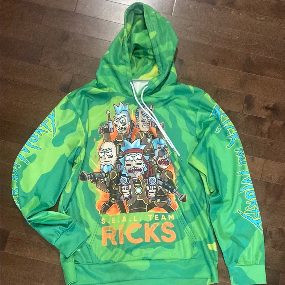 Green Graphic mens  Hoodie